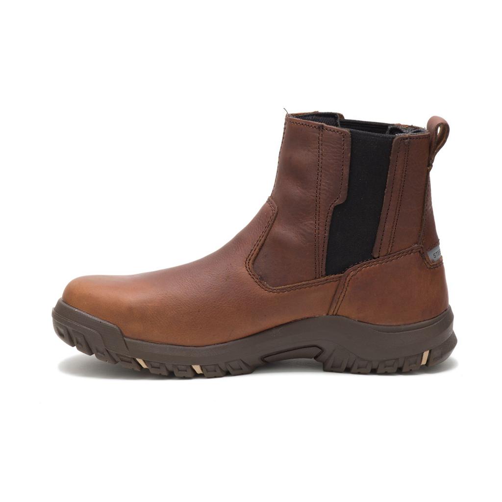 Caterpillar Abbey Steel Toe Acél Orrú Csizma Női Barna | 6054-FPWNC