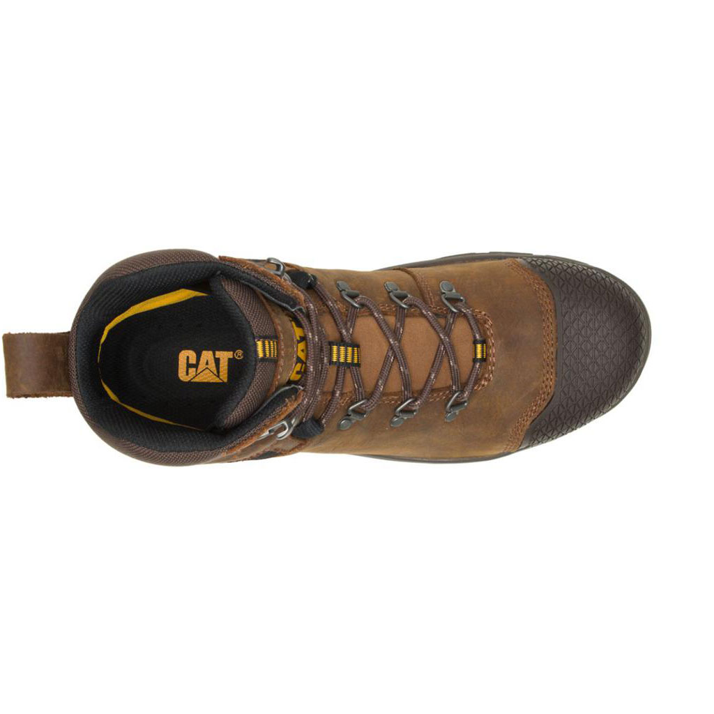 Caterpillar Accomplice X Waterproof Steel Toe Vízálló Bakancs Férfi Barna | 0928-PRCVN