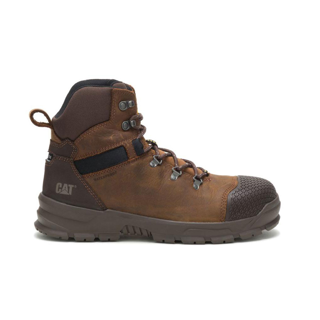 Caterpillar Accomplice X Waterproof Steel Toe Vízálló Bakancs Férfi Barna | 0928-PRCVN