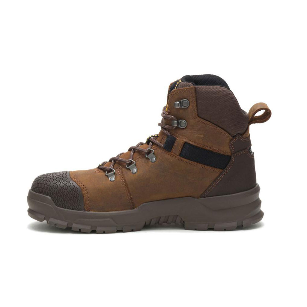 Caterpillar Accomplice X Waterproof Steel Toe Munkabakancs Férfi Barna | 3082-DZAQI