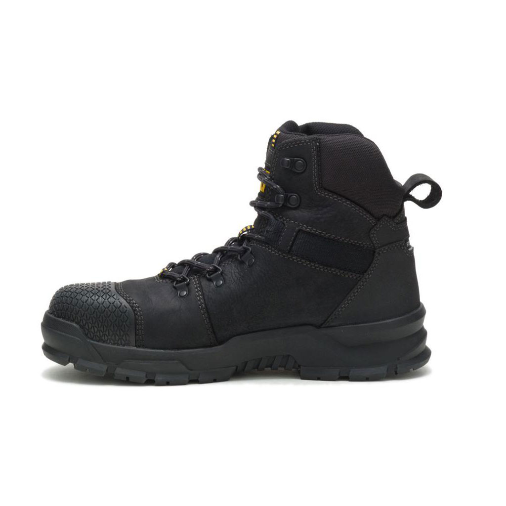 Caterpillar Accomplice X Waterproof Steel Toe Vízálló Bakancs Férfi Fekete | 3265-WSRKX