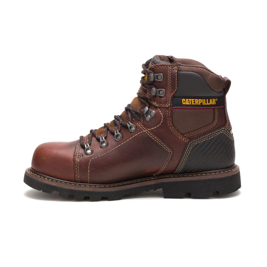 Caterpillar Alaska 2.0 Steel Toe Acél Orrú Csizma Férfi Barna | 9378-OSTQE