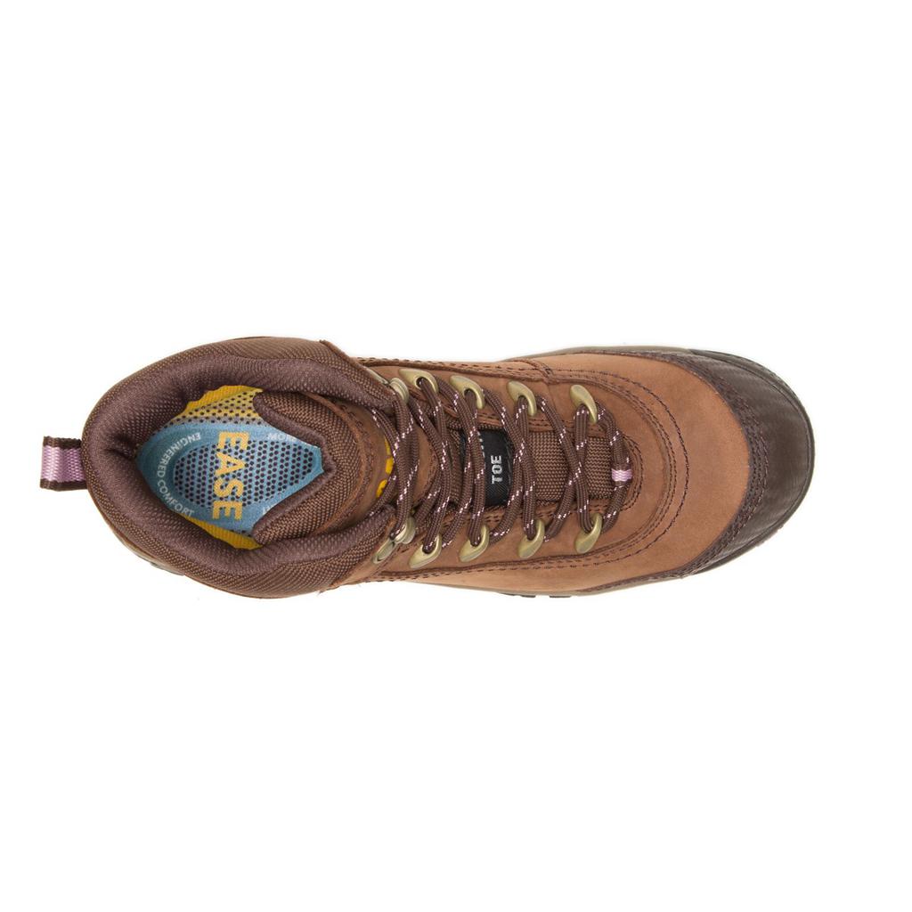 Caterpillar Ally Waterproof Composite Toe Munkabakancs Női Barna | 2605-IXJUN