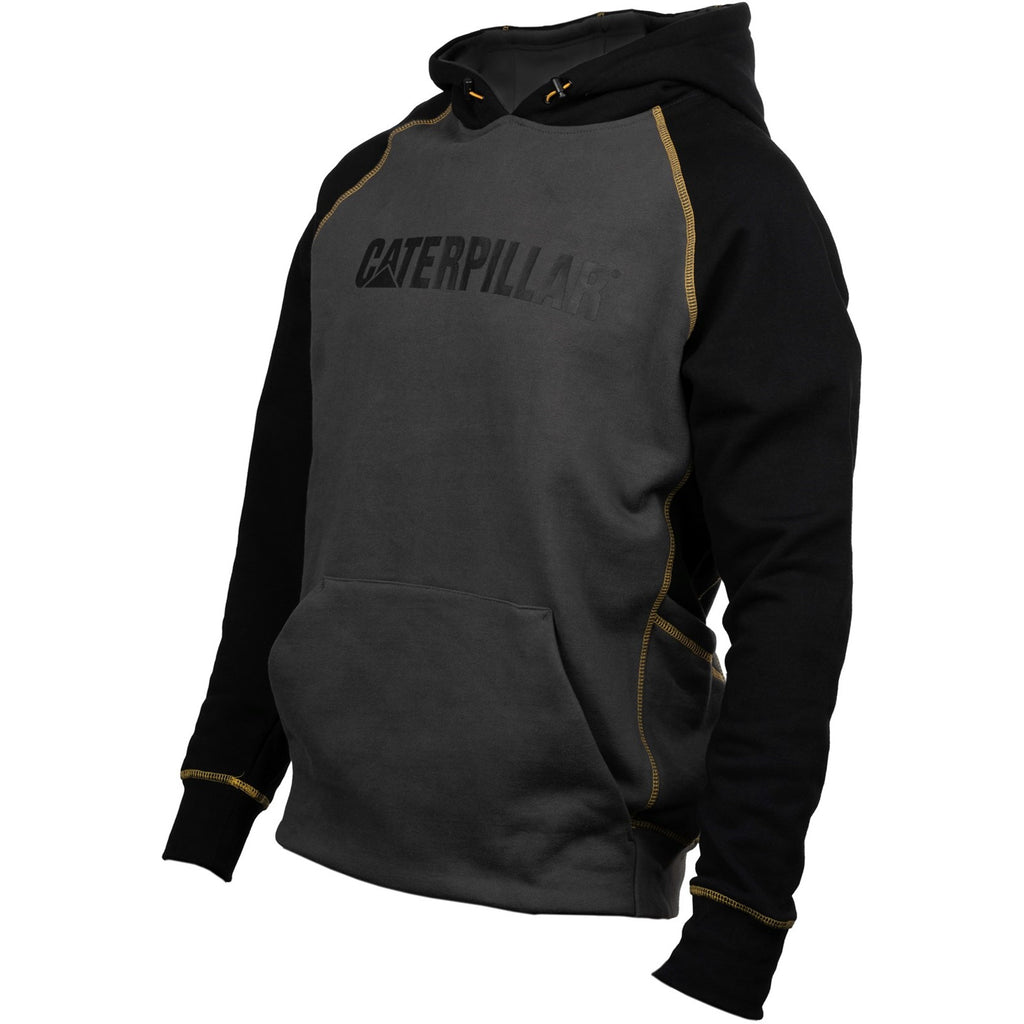 Caterpillar Apollo Munka Hoodie Pulóverek Férfi Fekete | 1048-HYGCT