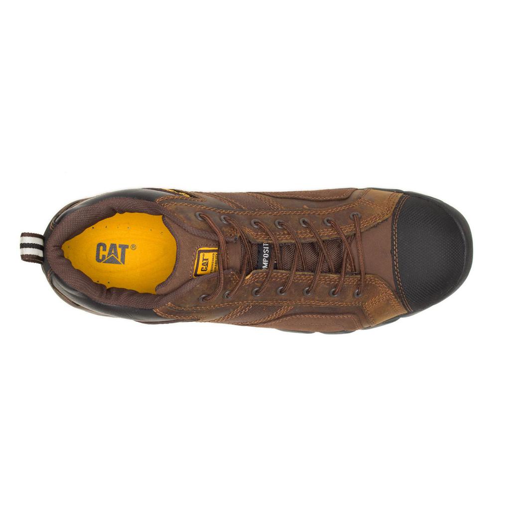 Caterpillar Argon Composite Toe Tornacipő Férfi Sötétbarna | 4261-VFUOW