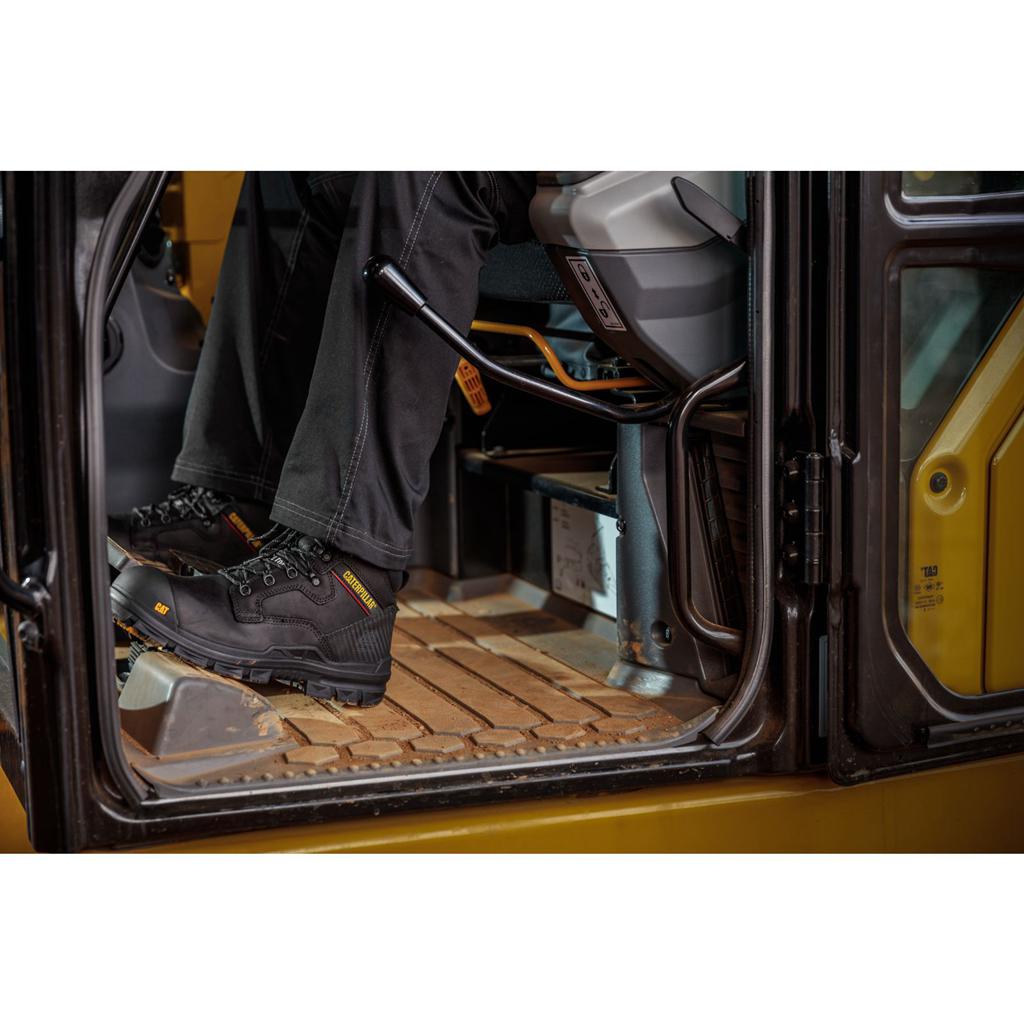 Caterpillar Bearing S3 Vizi Resistant Hro Src Steel Toe Munkabakancs Férfi Fekete | 5267-LUWKJ