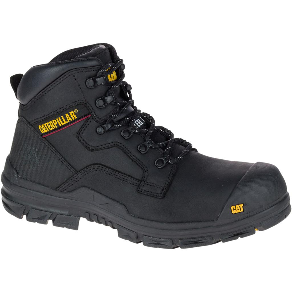 Caterpillar Bearing S3 Vizi Resistant Hro Src Steel Toe Munkabakancs Férfi Fekete | 5267-LUWKJ