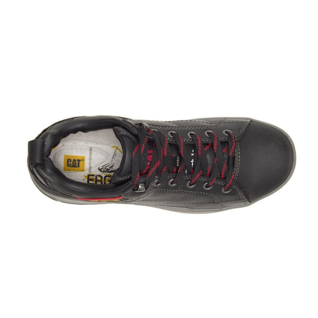 Caterpillar Brode Steel Toe Steel Toe Shoes Férfi Fekete | 4132-IOFRH