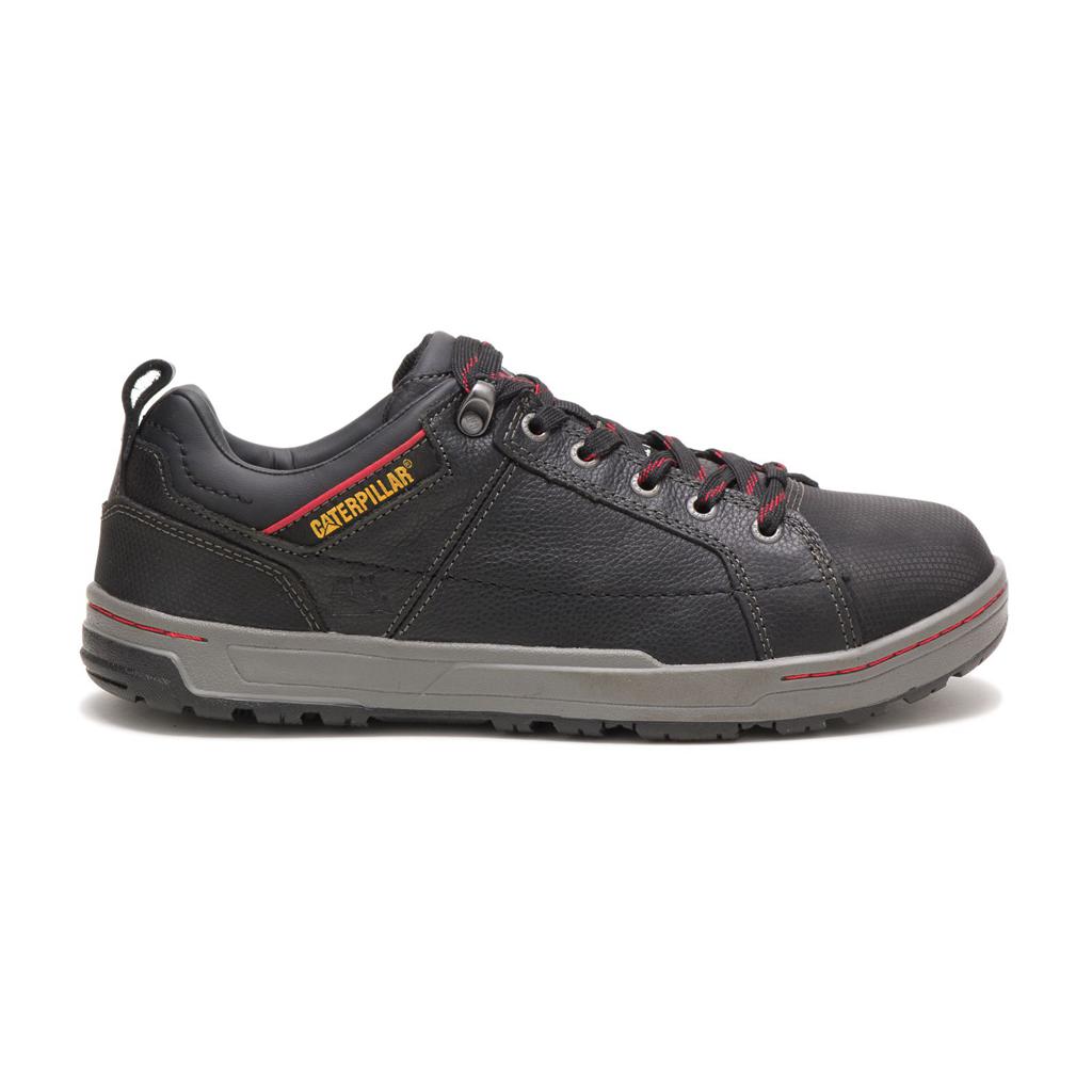 Caterpillar Brode Steel Toe Steel Toe Shoes Férfi Fekete | 4132-IOFRH