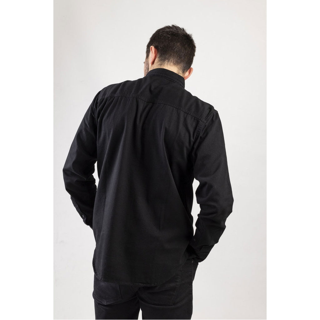 Caterpillar Button Up L/S Ingek Férfi Fekete | 0524-UNPTS