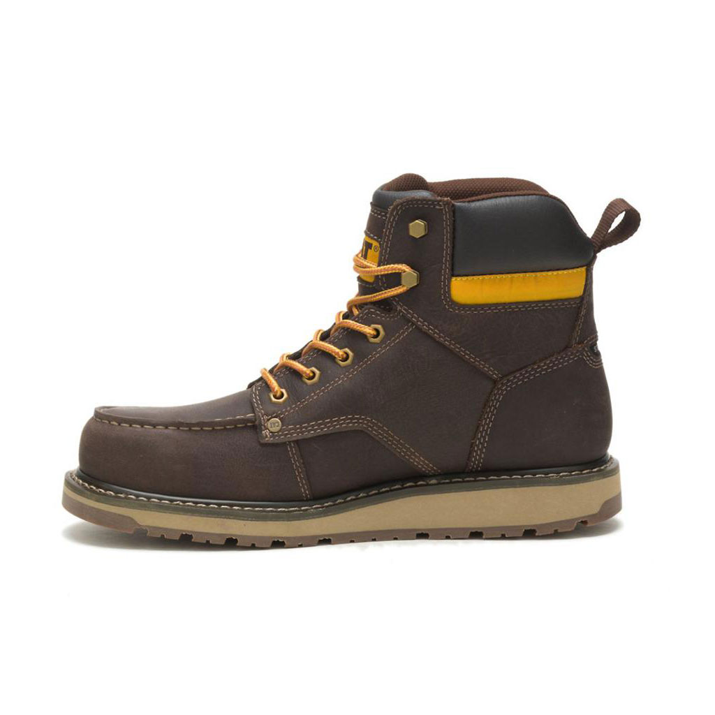 Caterpillar Calibrate Steel Toe Munkabakancs Férfi Barna | 2978-MTKYE