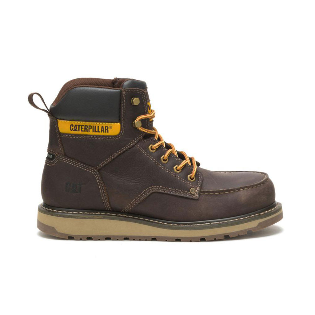 Caterpillar Calibrate Steel Toe Munkabakancs Férfi Barna | 8056-ZPGXJ