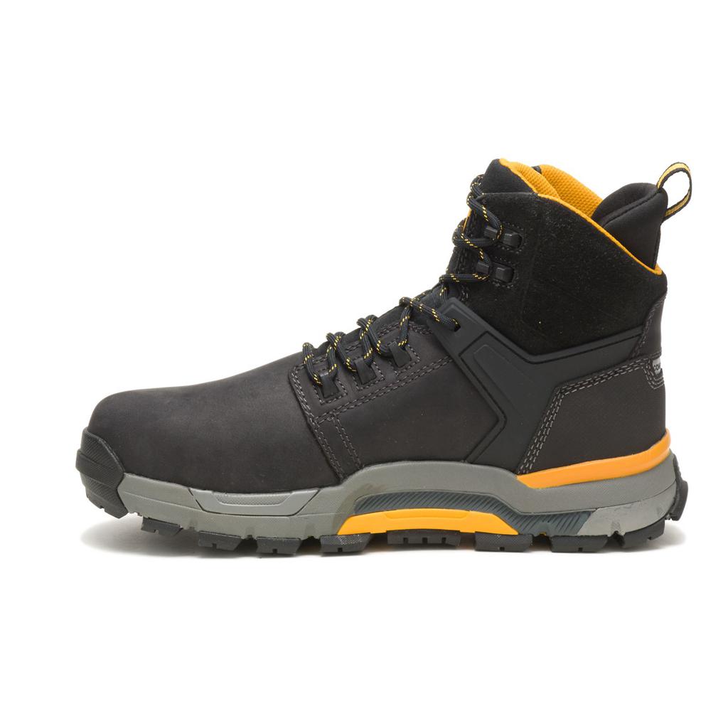 Caterpillar Cat Edge Waterproof Nano Toe Munkabakancs Férfi Fekete | 7431-WGYPF