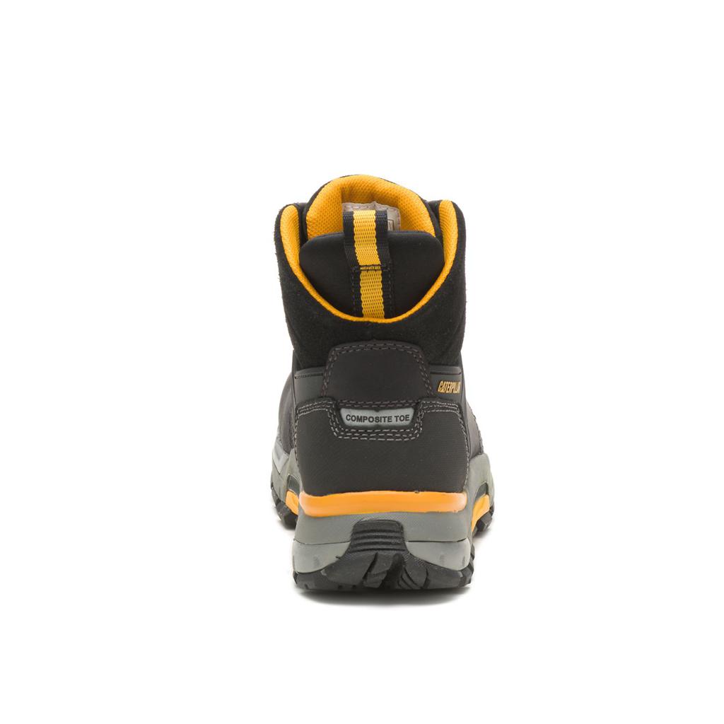 Caterpillar Cat Edge Waterproof Nano Toe Munkabakancs Férfi Fekete | 7431-WGYPF