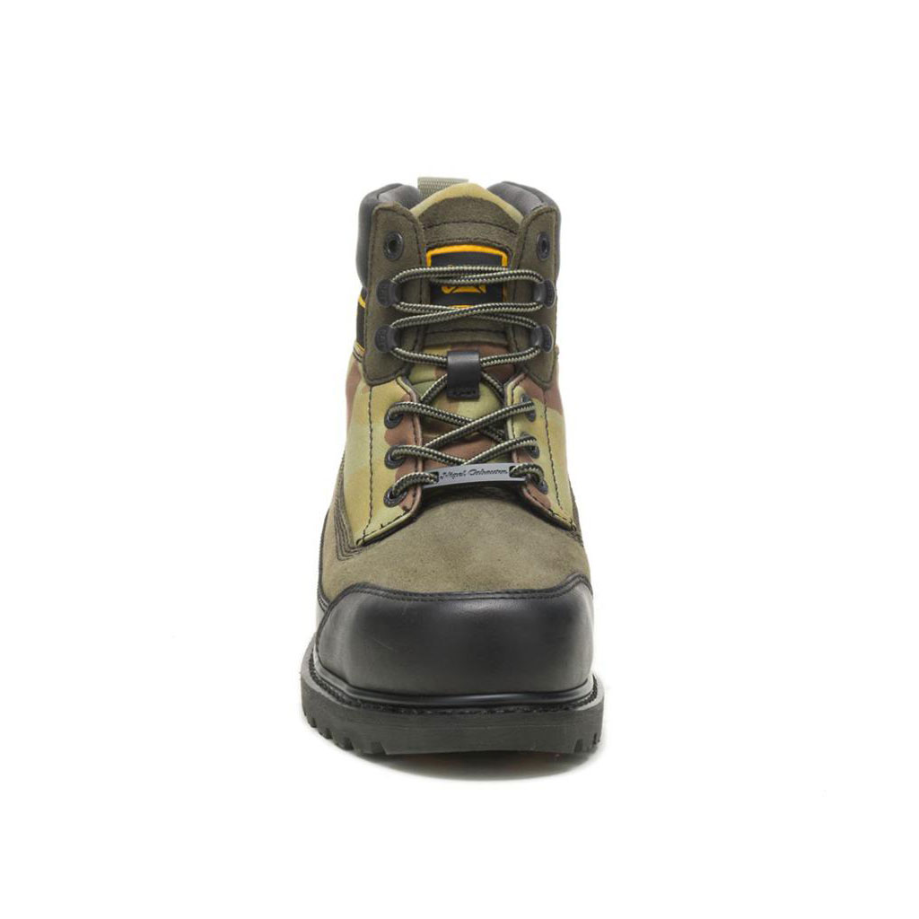 Caterpillar Cat Footwear X Nigel Cabourn Utah Alkalmi Csizma Női Zöld Fekete | 7169-BPSEO