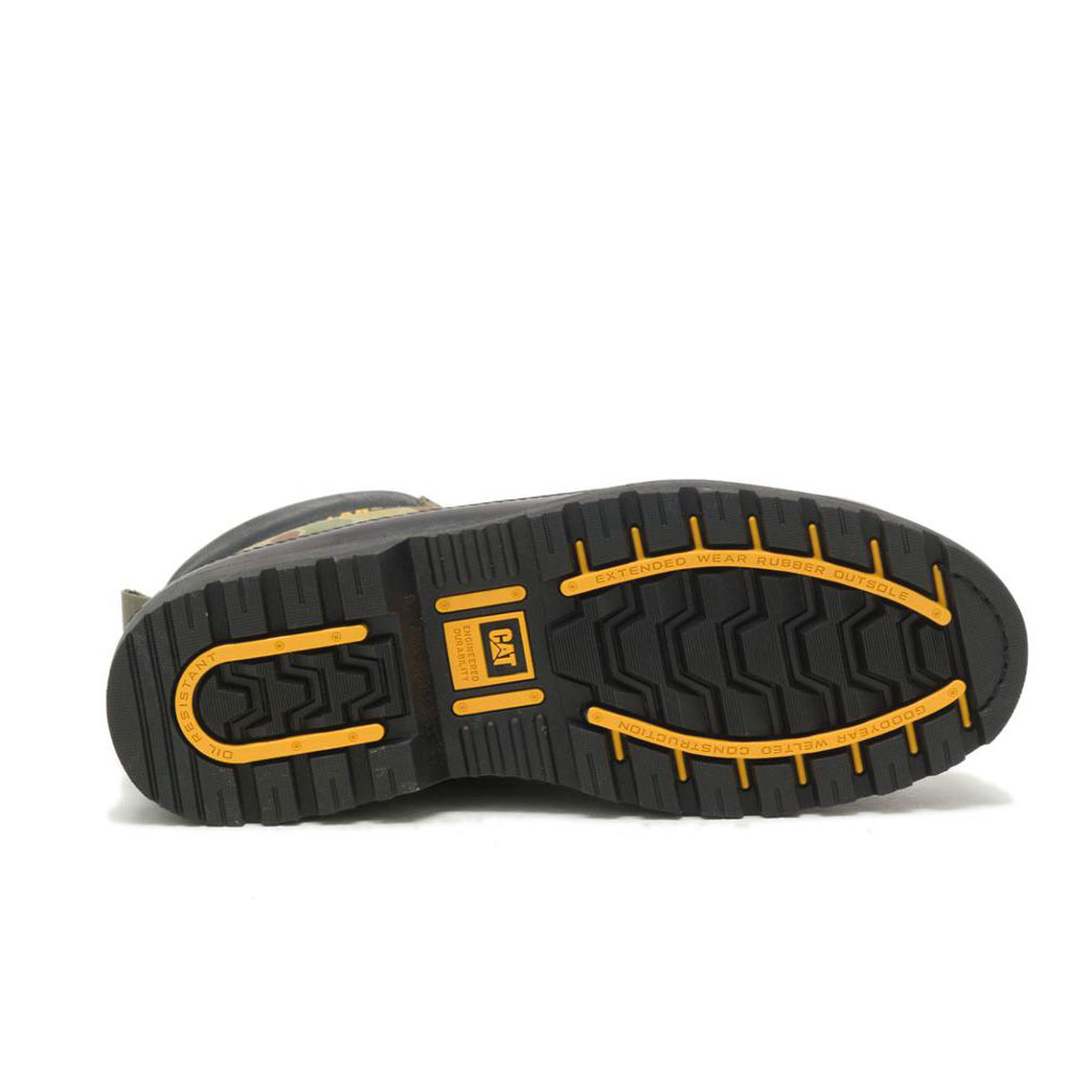 Caterpillar Cat Footwear X Nigel Cabourn Utah Alkalmi Csizma Női Zöld Fekete | 7169-BPSEO