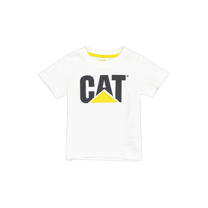 Caterpillar Cat Trademark Póló Gyerek Fehér | 7236-IKULT