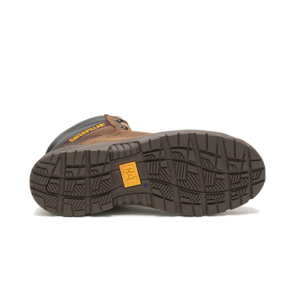 Caterpillar Charge Waterproof Alloy Toe Munkabakancs Férfi Barna | 2053-XNELB