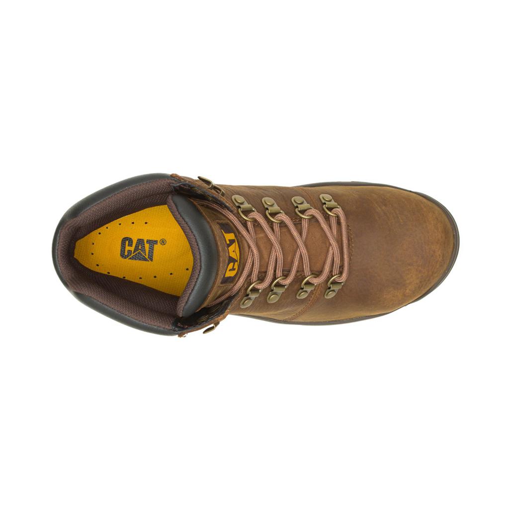 Caterpillar Charge Waterproof Alloy Toe Munkabakancs Férfi Barna | 2053-XNELB