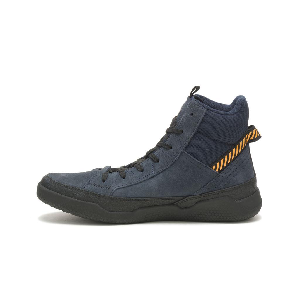 Caterpillar Code Hex Hi Utility Tornacipő Férfi Navy/Black | 6832-HUWNL