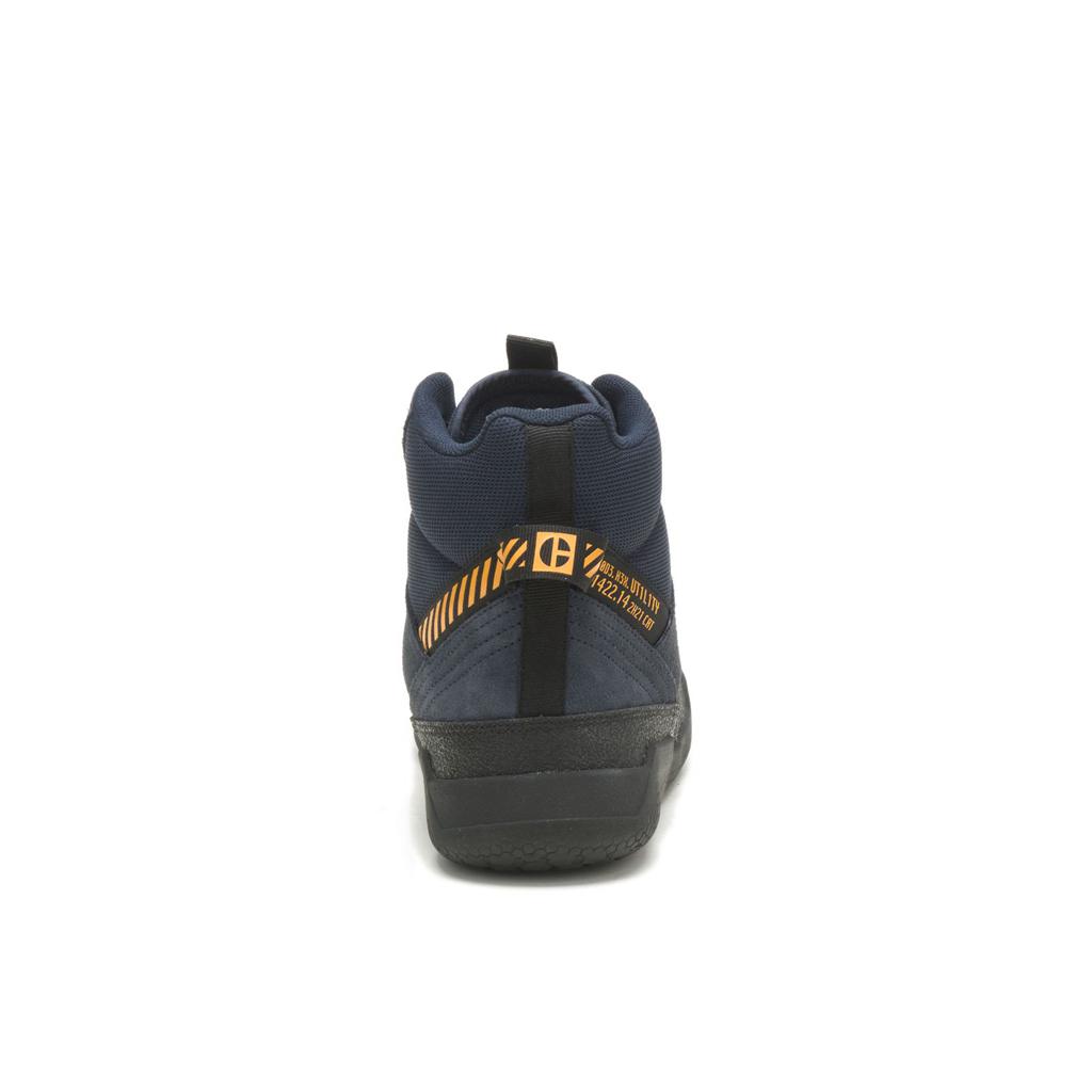 Caterpillar Code Hex Hi Utility Tornacipő Férfi Navy/Black | 6832-HUWNL