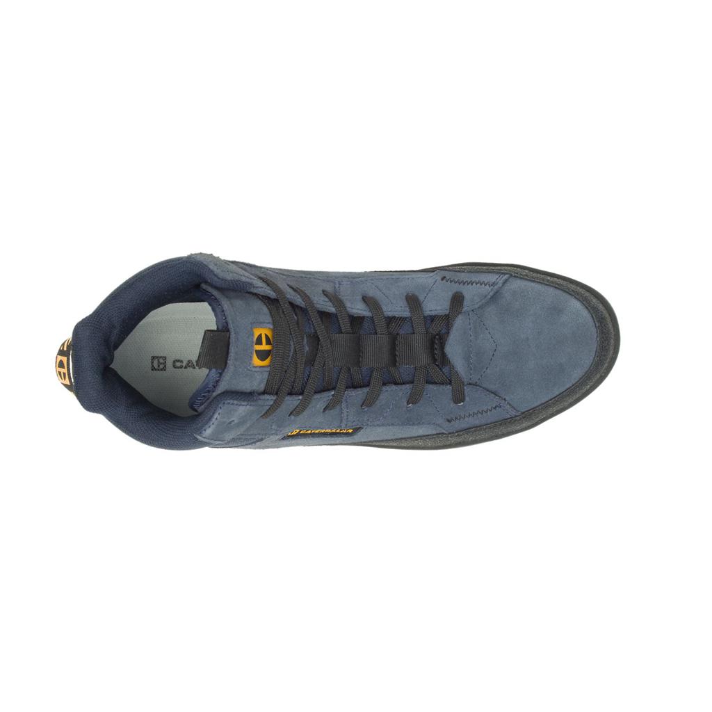 Caterpillar Code Hex Hi Utility Tornacipő Férfi Navy/Black | 6832-HUWNL