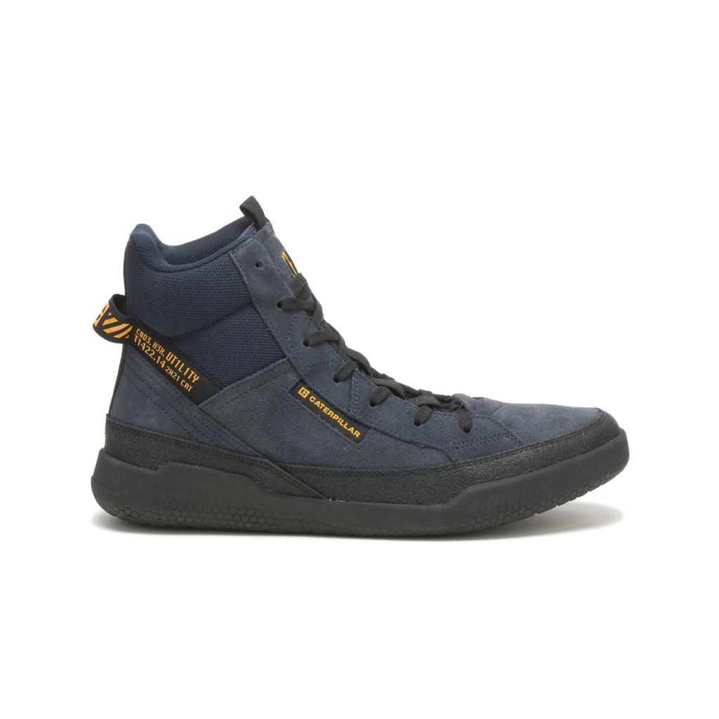 Caterpillar Code Hex Hi Utility Tornacipő Férfi Navy/Black | 6832-HUWNL