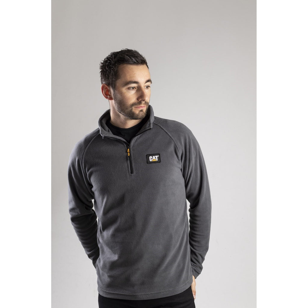 Caterpillar Concord Fleece Pullover Pulóverek Férfi Sötétszürke | 4576-TFGDK