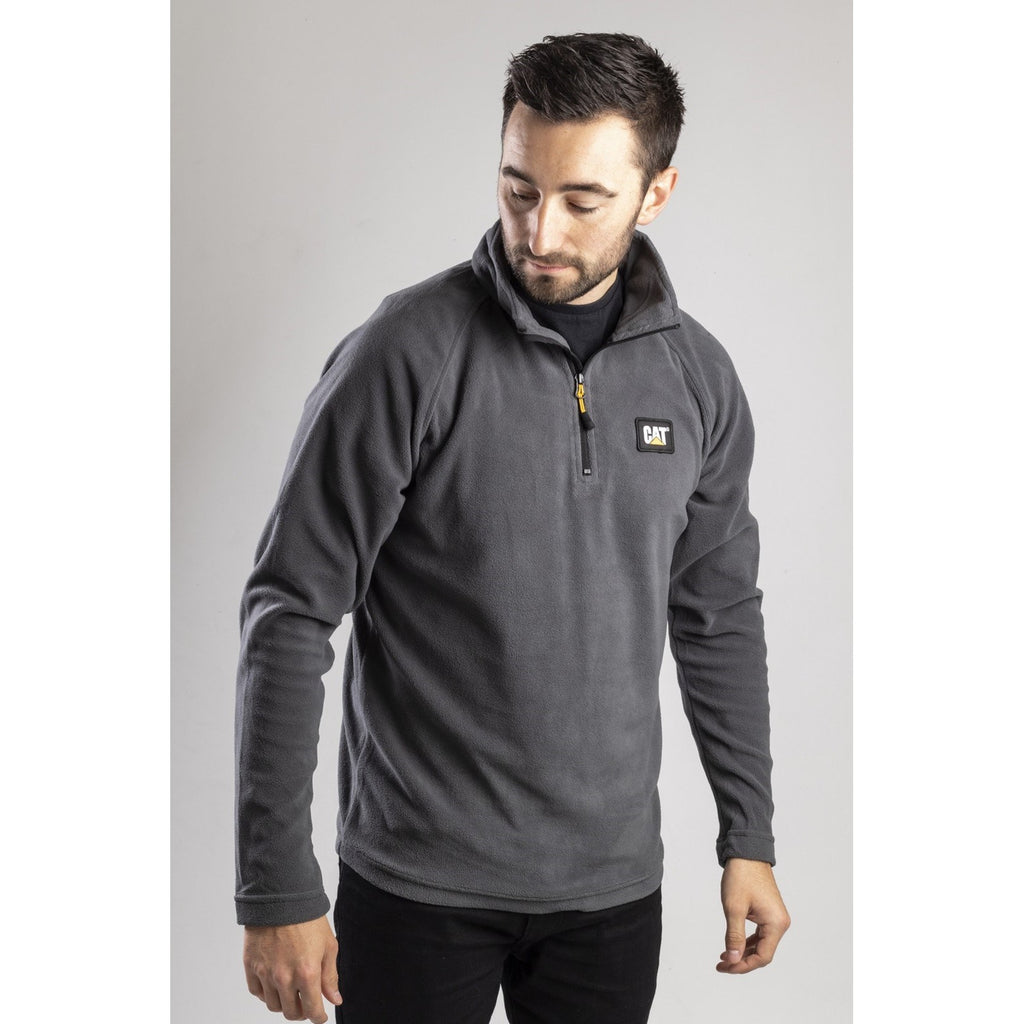 Caterpillar Concord Fleece Pullover Pulóverek Férfi Sötétszürke | 4576-TFGDK