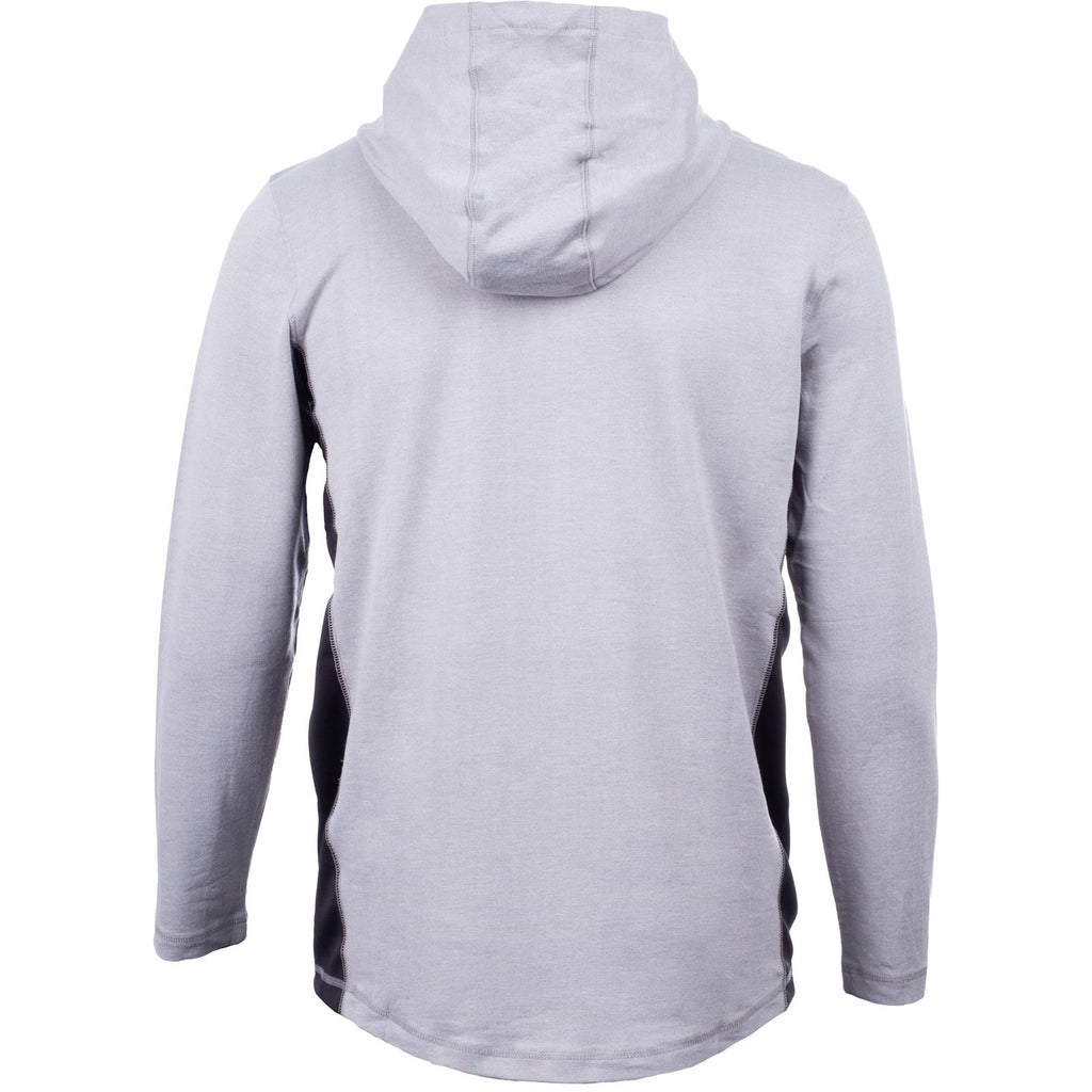 Caterpillar Coolmax Quarter Zip Hoodie Heather Pulóverek Férfi Szürke | 8295-EBNGK