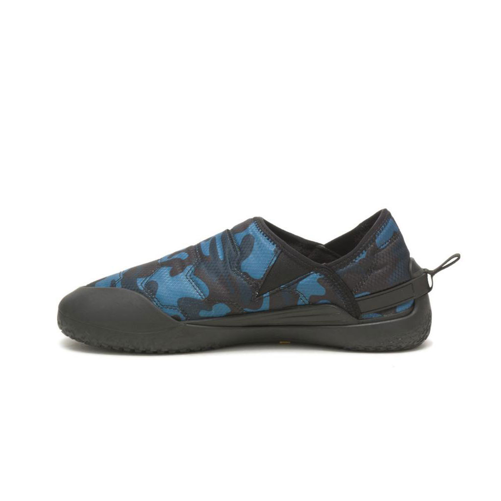 Caterpillar Crossover Slip Ons Férfi Kék Camo | 3049-ESMJQ