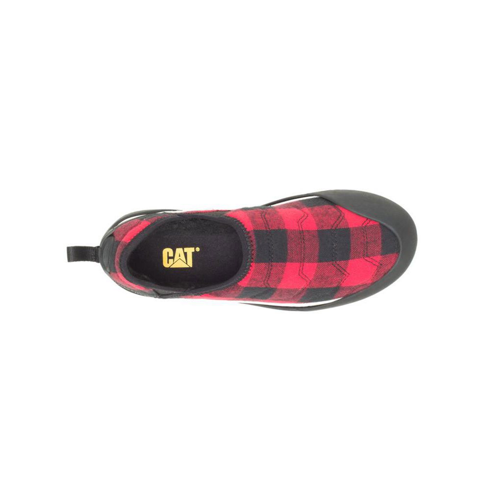 Caterpillar Crossover Slip Ons Férfi Piros | 9305-MCRAY