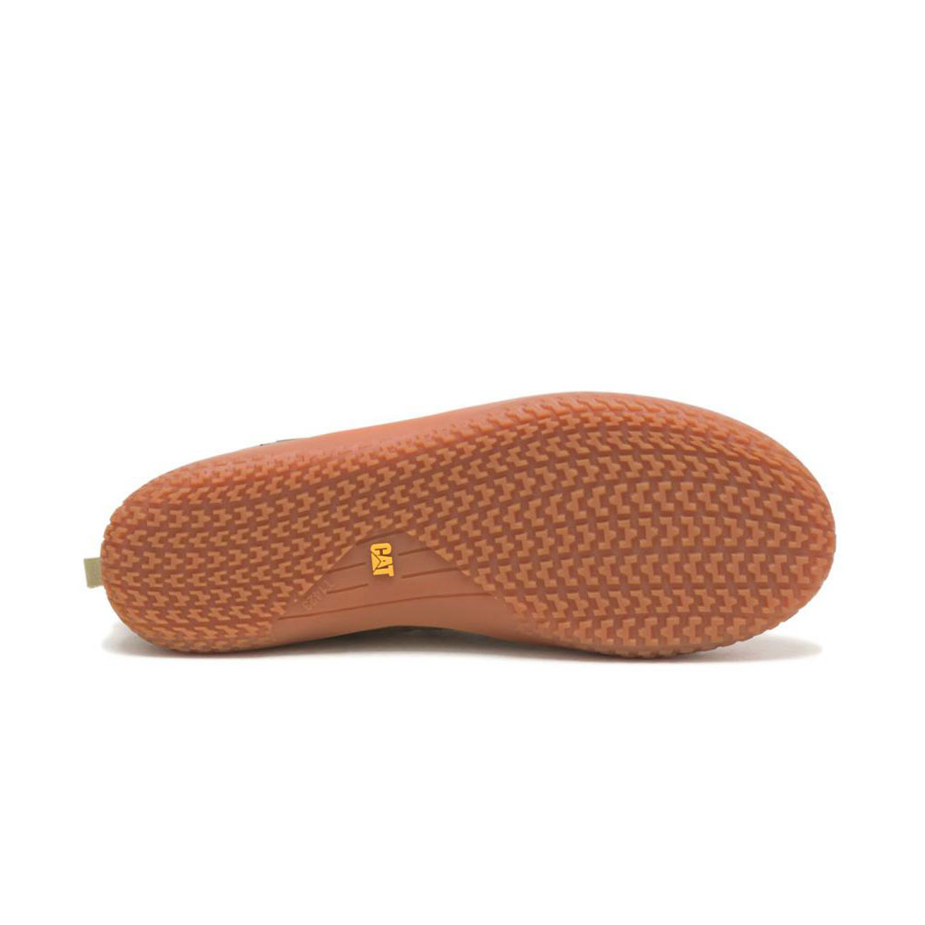 Caterpillar Crossover Slip Ons Férfi Zöld | 6527-YSQCV