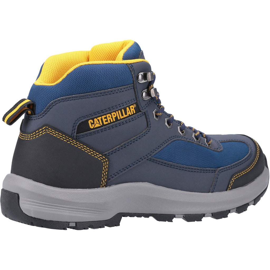 Caterpillar Elmore Mid Hiker S1 Munkavédelmi Bakancs Férfi Sötétkék | 8341-QHODY