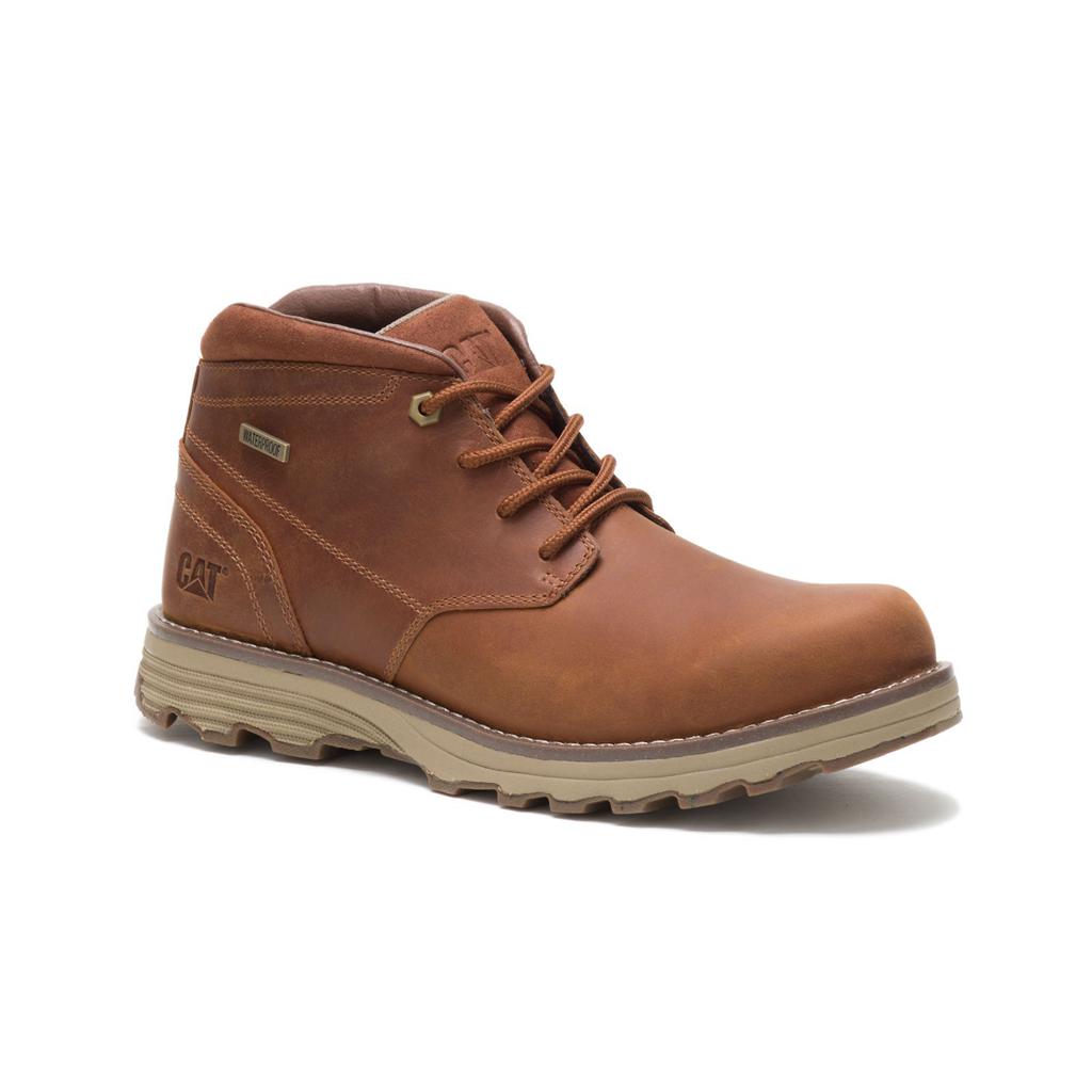 Caterpillar Elude Waterproof Chukka Csizma Férfi Barna | 3521-LNQOI