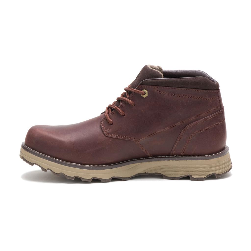 Caterpillar Elude Waterproof Chukka Csizma Férfi Barna | 7654-JQRZK