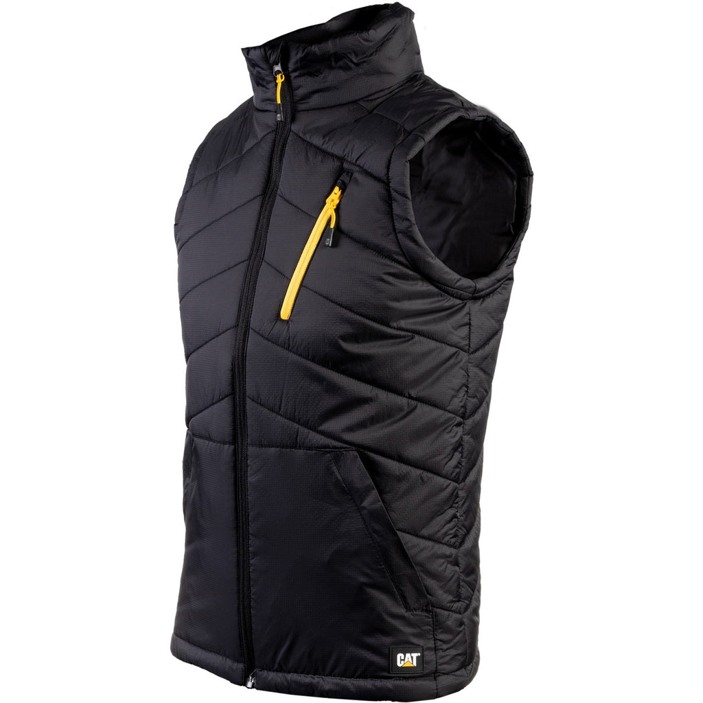 Caterpillar Essentials Body Warmer Szigetelt Mellények Férfi Fekete | 5201-XEDRG