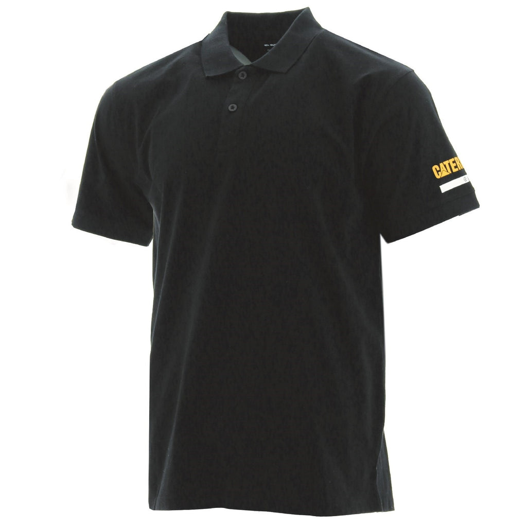 Caterpillar Essentials Polo Pólóing Férfi Fekete | 1754-CEWKP