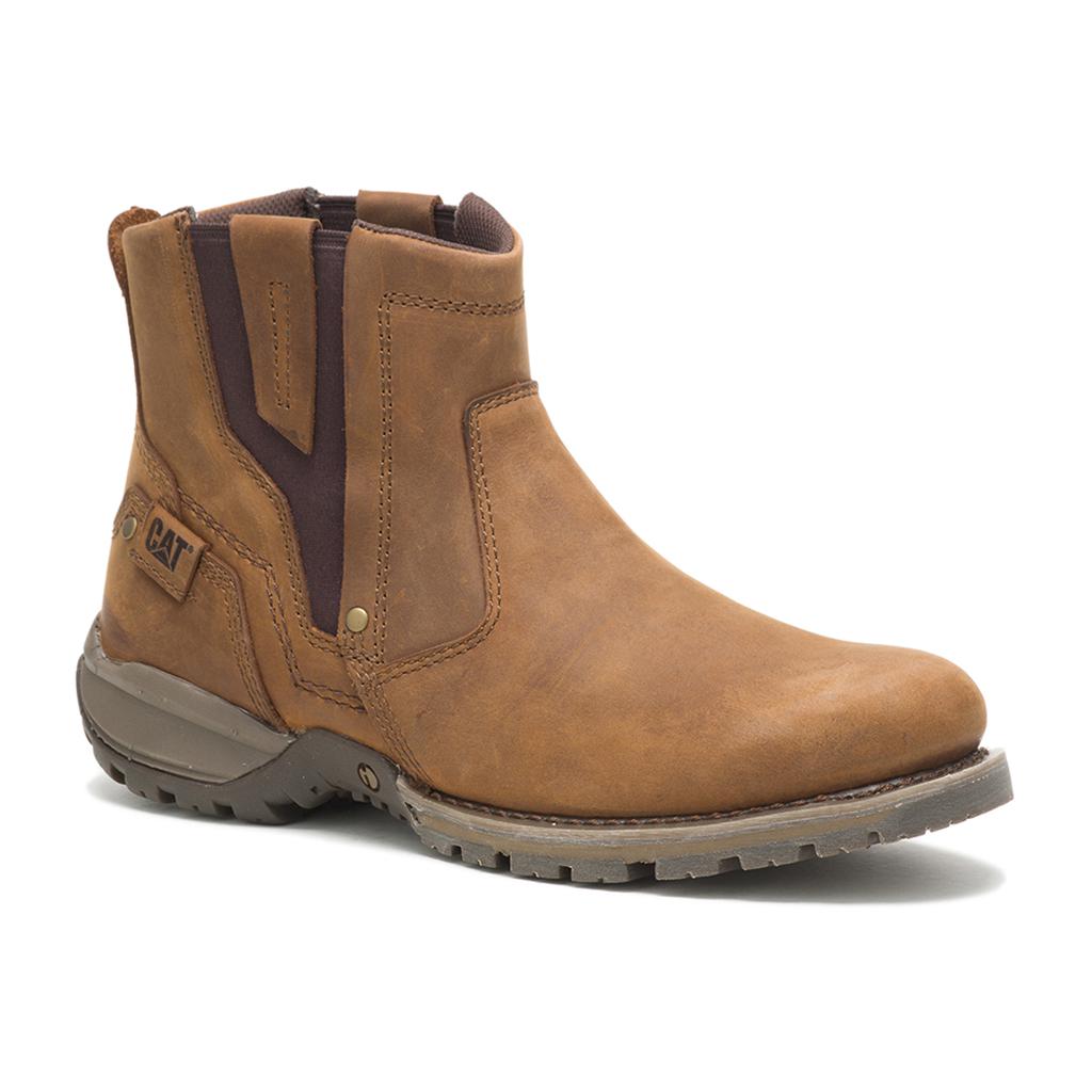 Caterpillar Evander Slip On Férfi Sötétbézs | 2513-GCQLY