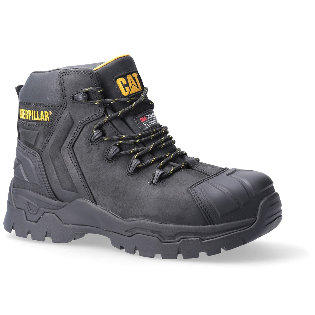 Caterpillar Everett S3 Wp S1 Munkabakancs Férfi Fekete | 2937-FOMNW