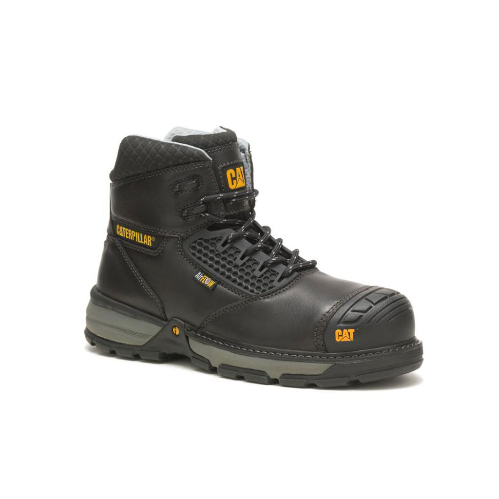 Caterpillar Excavator Superlite Cool Carbon Composite Toe Munkabakancs Férfi Fekete | 2394-MICLT