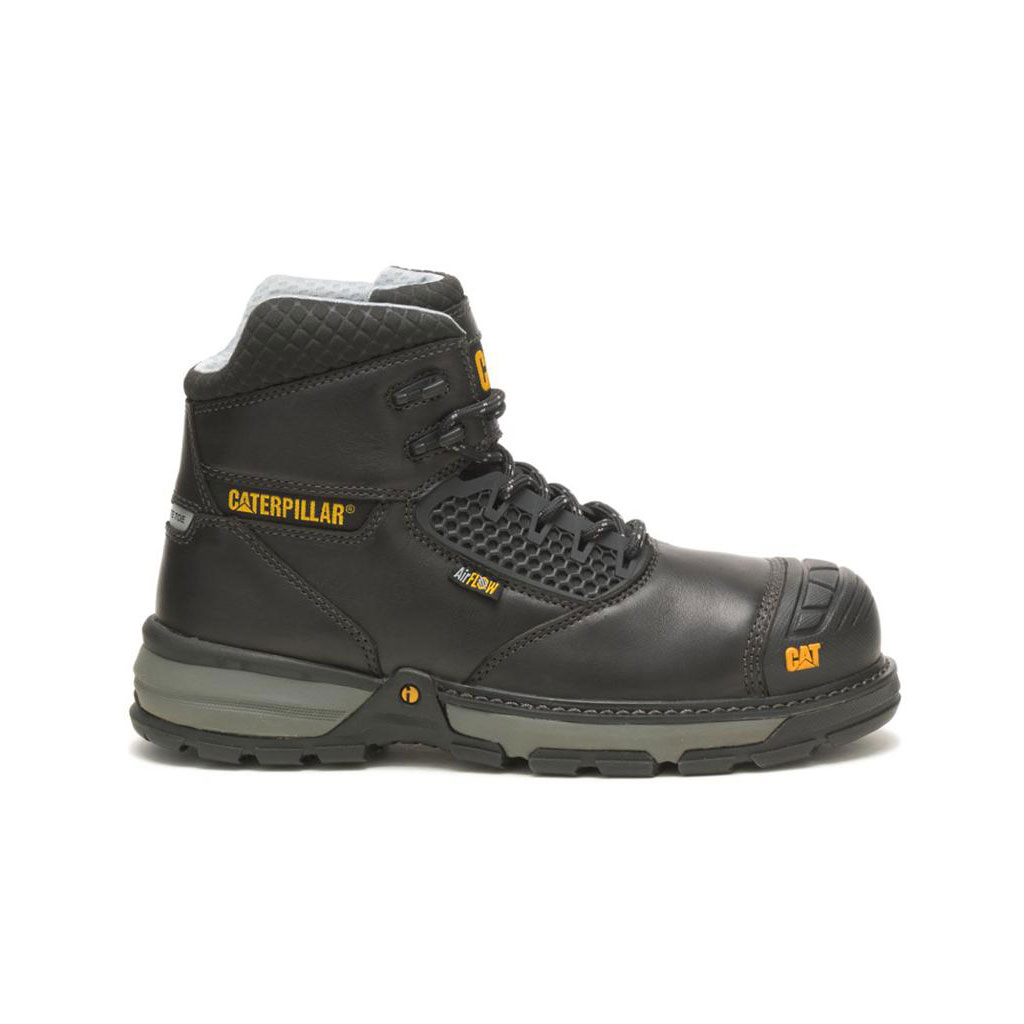 Caterpillar Excavator Superlite Cool Carbon Composite Toe Munkabakancs Férfi Fekete | 2394-MICLT