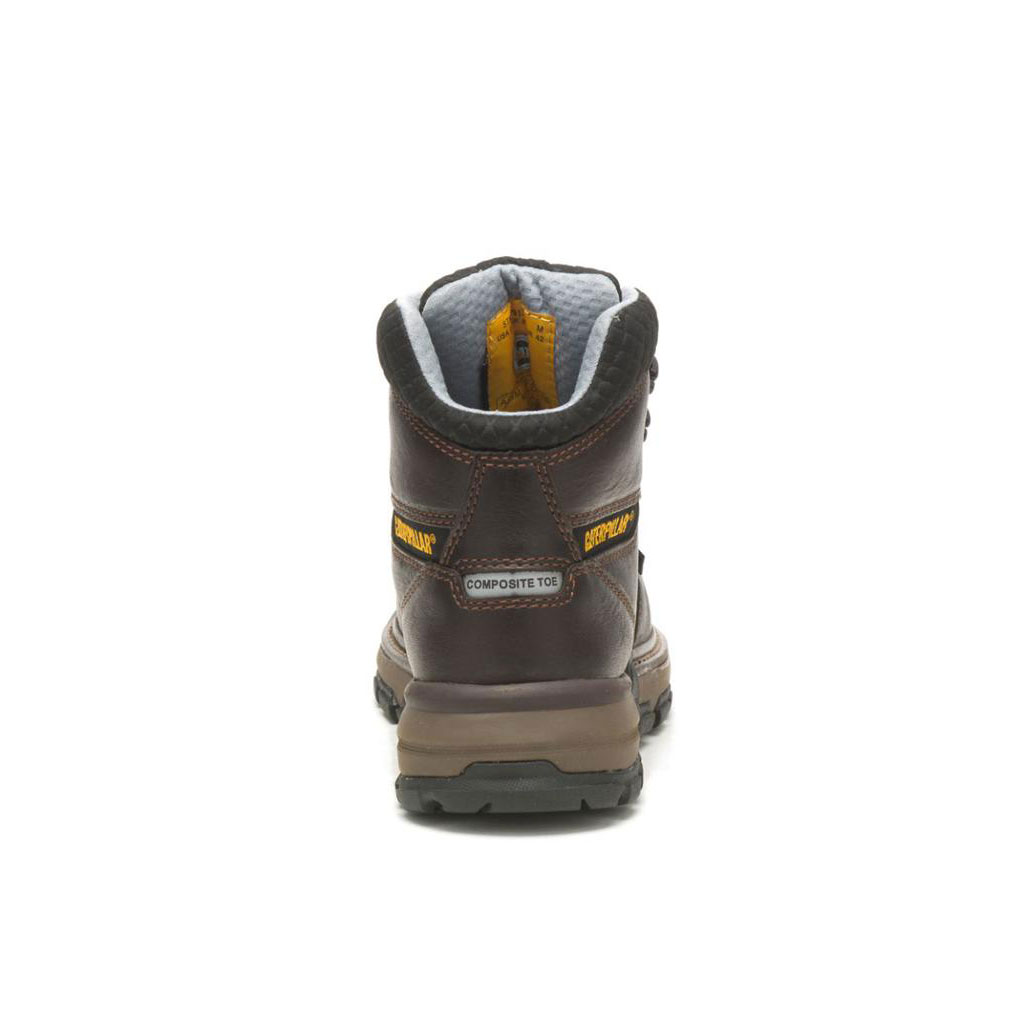 Caterpillar Excavator Superlite Cool Carbon Composite Toe Slip Resistant Footwear Női Sötétbarna | 4386-UYJKN