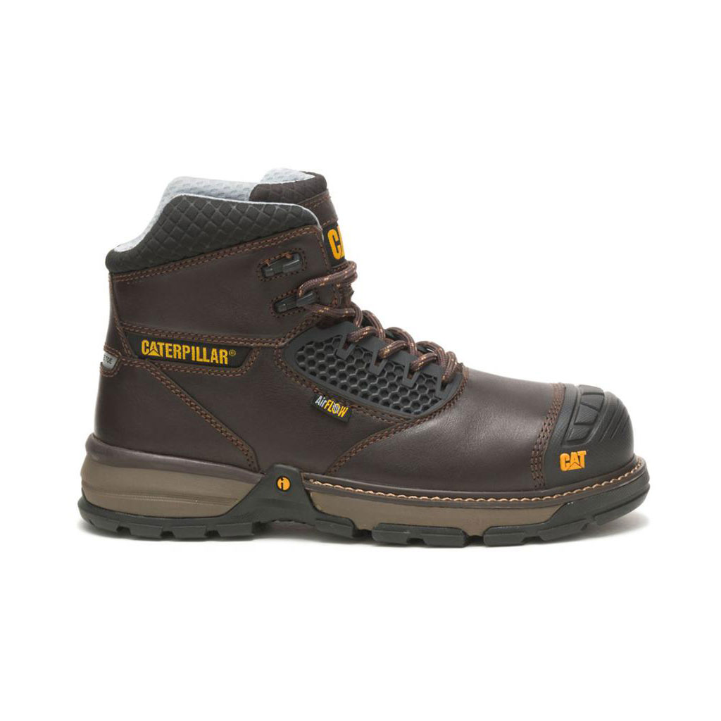 Caterpillar Excavator Superlite Cool Carbon Composite Toe Munkabakancs Férfi Sötétbarna | 4937-AXRZU