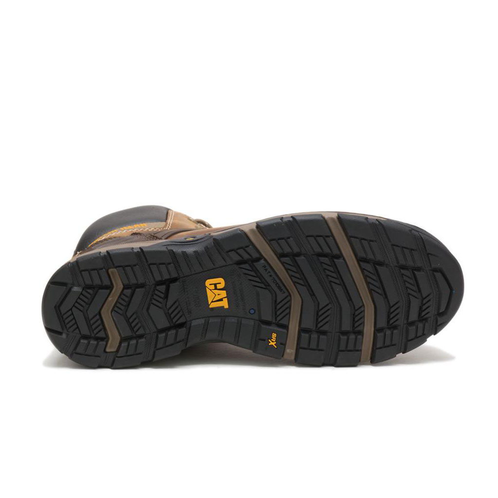 Caterpillar Excavator Superlite Waterproof Carbon Composite Toe Vízálló Bakancs Férfi Sötét | 0362-ZPOUB