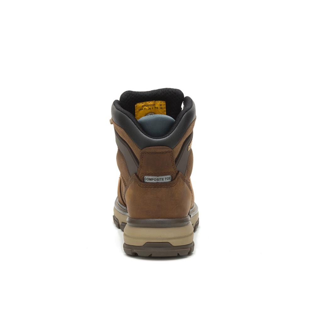 Caterpillar Excavator Superlite Waterproof Thinsulate™ Nano Toe Munkabakancs Női Sötétbarna | 0369-JQWPB