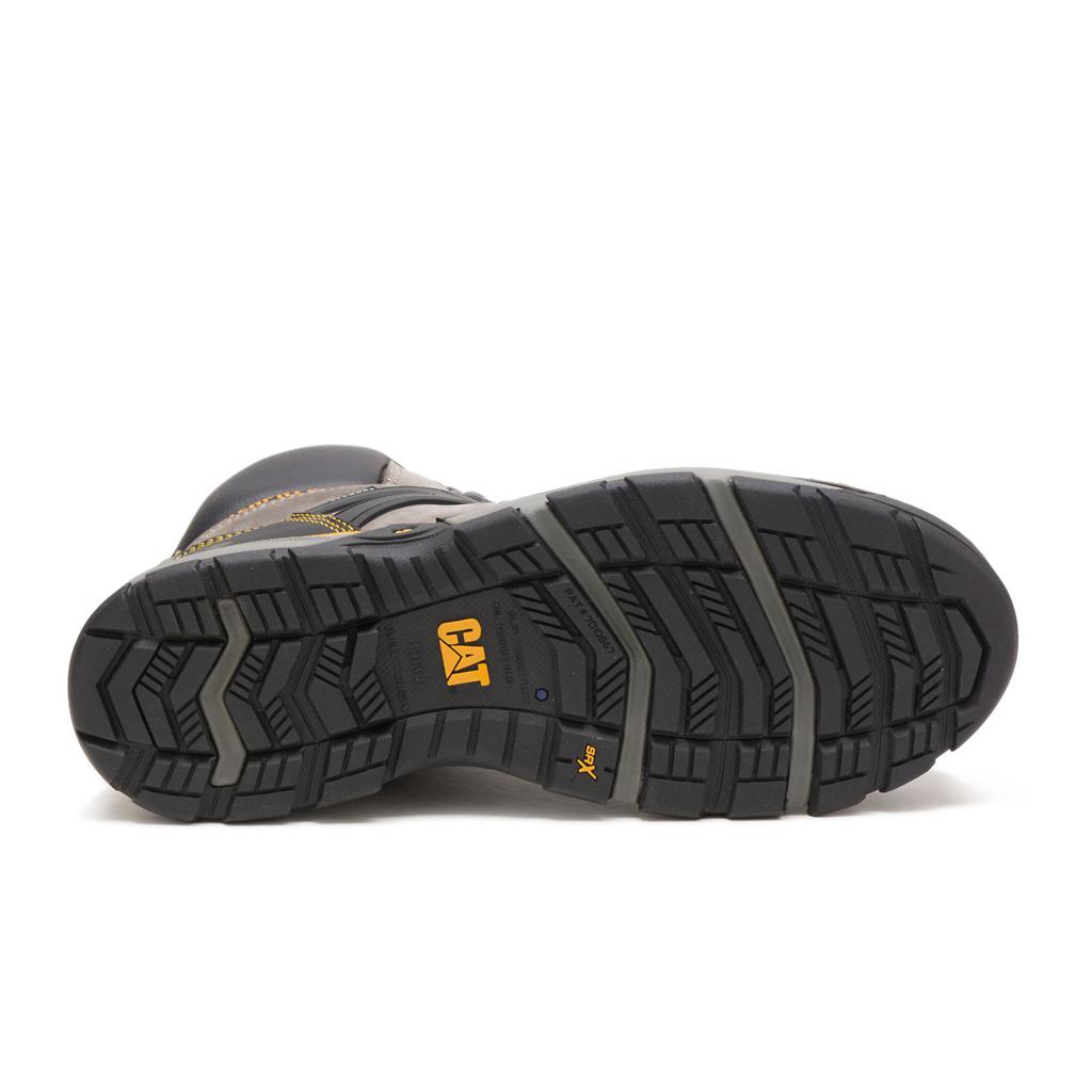 Caterpillar Excavator Superlite Waterproof Nano Toe Munkabakancs Férfi Grey/Black | 2046-RKOGJ