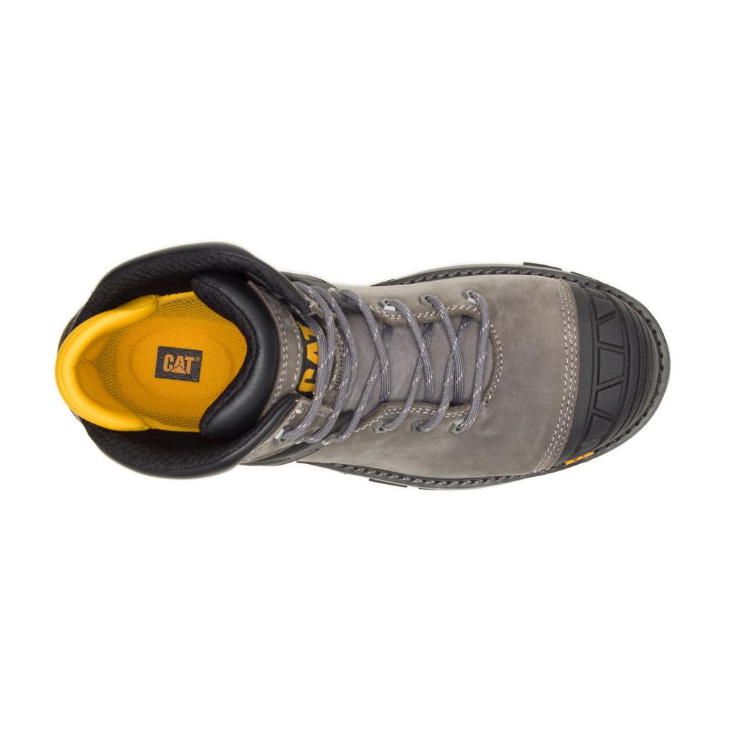 Caterpillar Excavator Superlite Waterproof Nano Toe Munkabakancs Férfi Grey/Black | 2046-RKOGJ