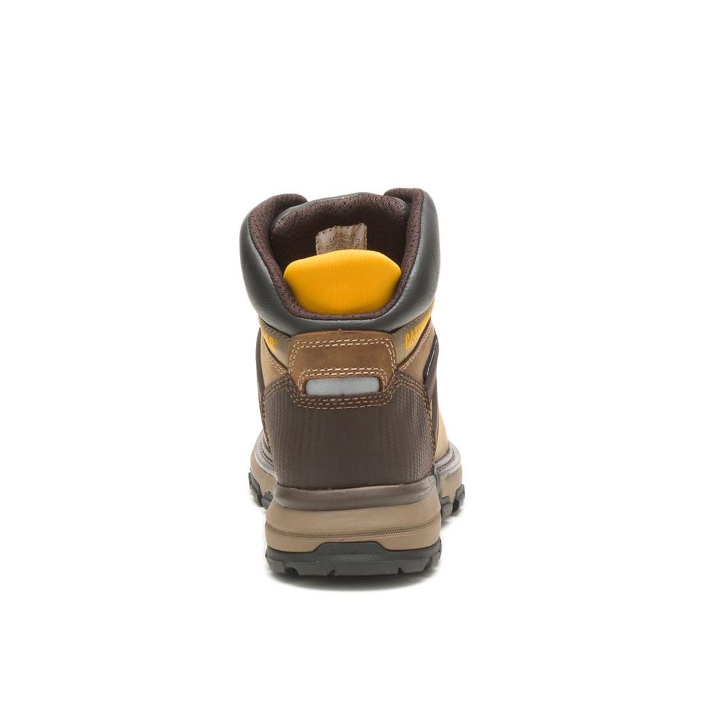 Caterpillar Excavator Superlite Waterproof Soft Toe Munkabakancs Férfi Sötétbézs | 2180-ADVKG