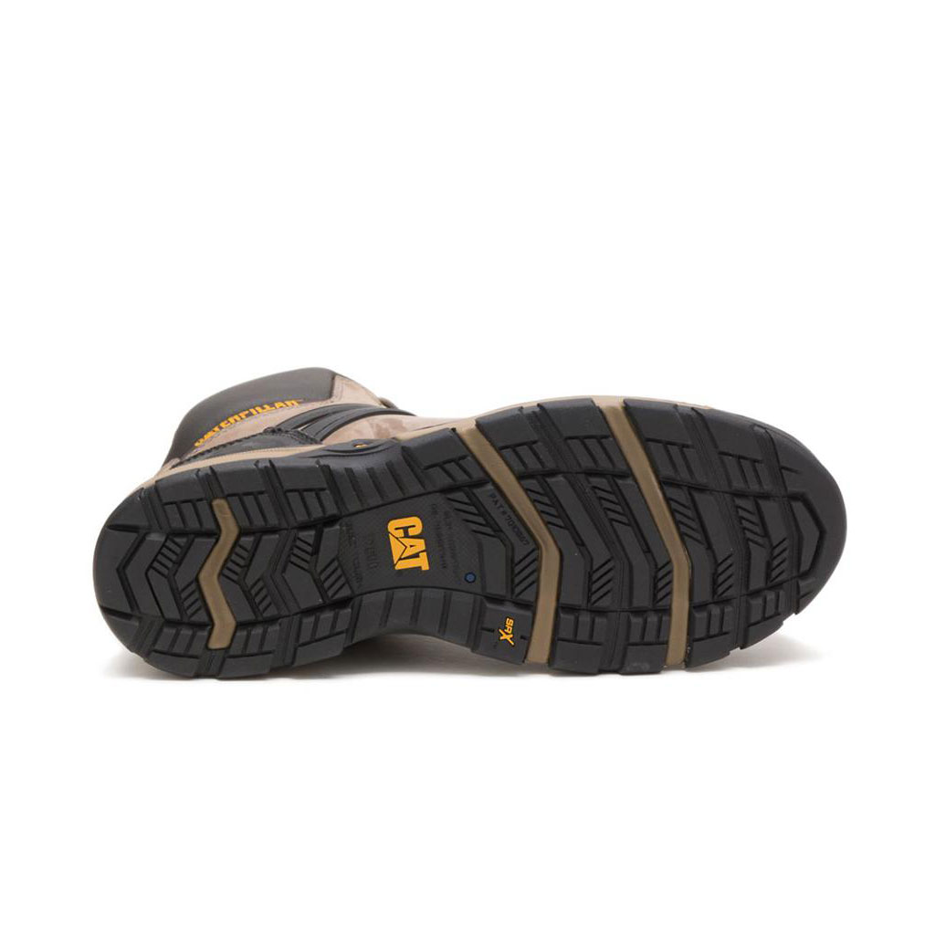 Caterpillar Excavator Superlite Waterproof Carbon Composite Toe Vízálló Bakancs Férfi Barna | 2640-AKLBZ